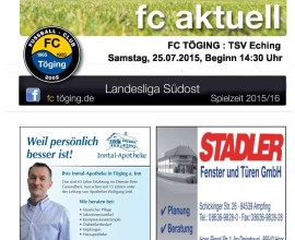 fc aktuell Saison 2015-16 Ausgabe 2