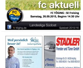 fc aktuell Saison 2015-16 Ausgabe 7