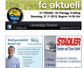 fc aktuell Saison 2015-16 Ausgabe 11