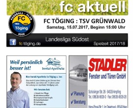 Titelblatt Ausgabe 1 Saison 2017-18