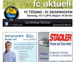 Ausgabe 9 Saison 2018-19 Titelblatt